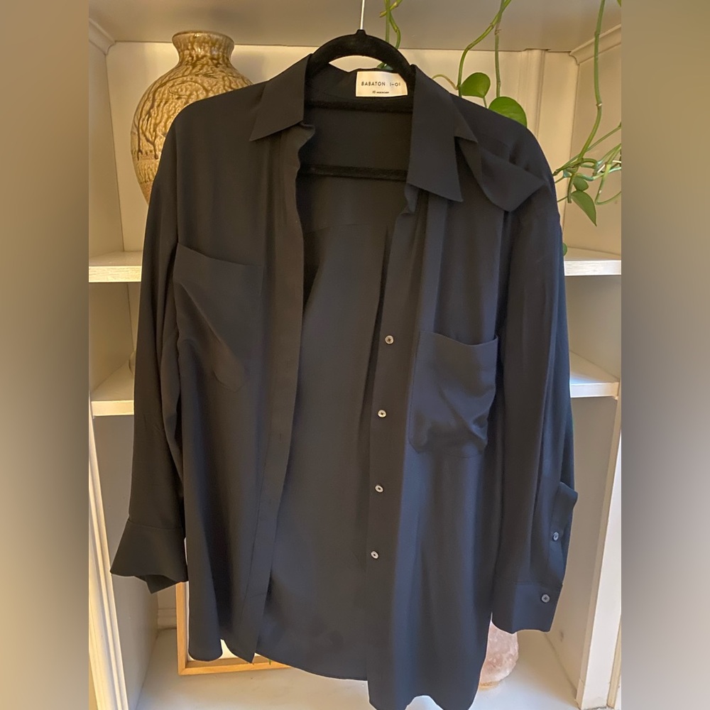 Oversized Babaton black shirt